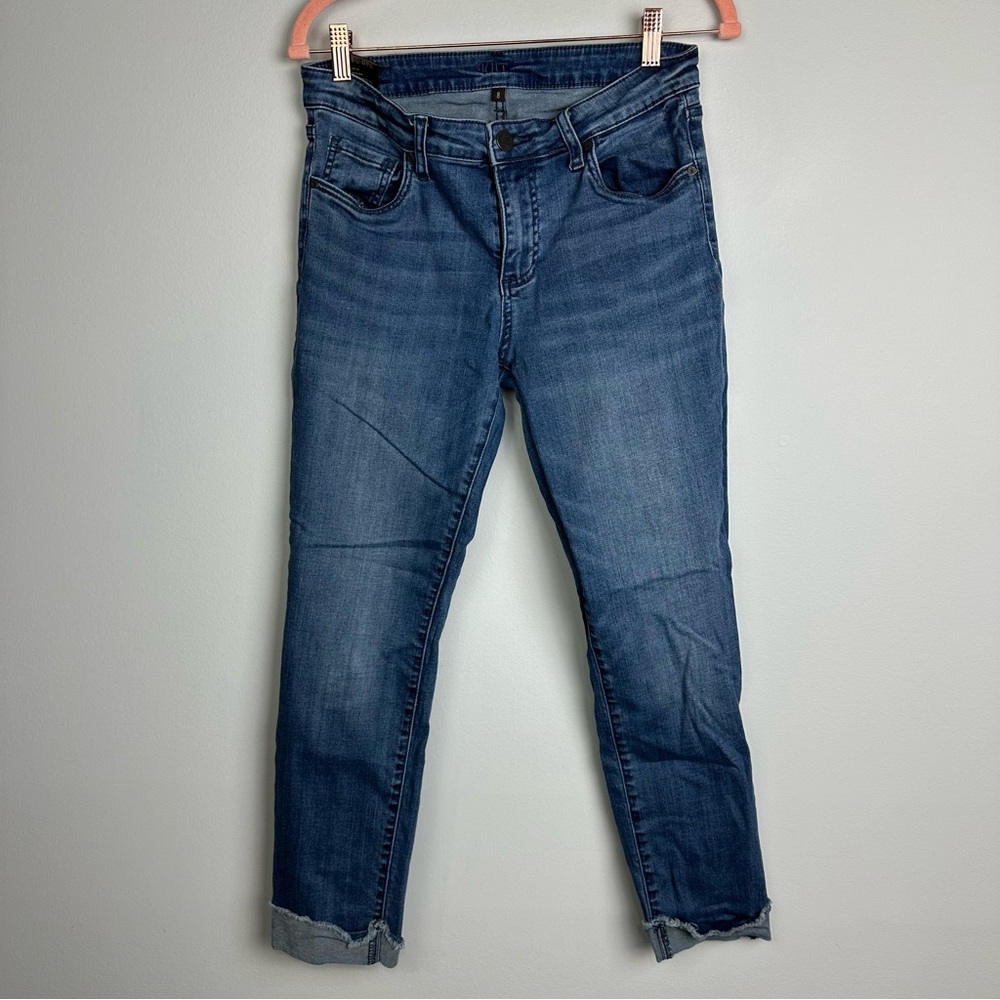 Kut from the Kloth Ankle Straight Leg Denim Jeans Size 8